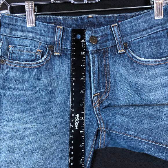 Citizens Of Humanity Women Jeans Blue Bridgitte 014 Low Rise Straight Stretch 24 - Picture 9 of 13